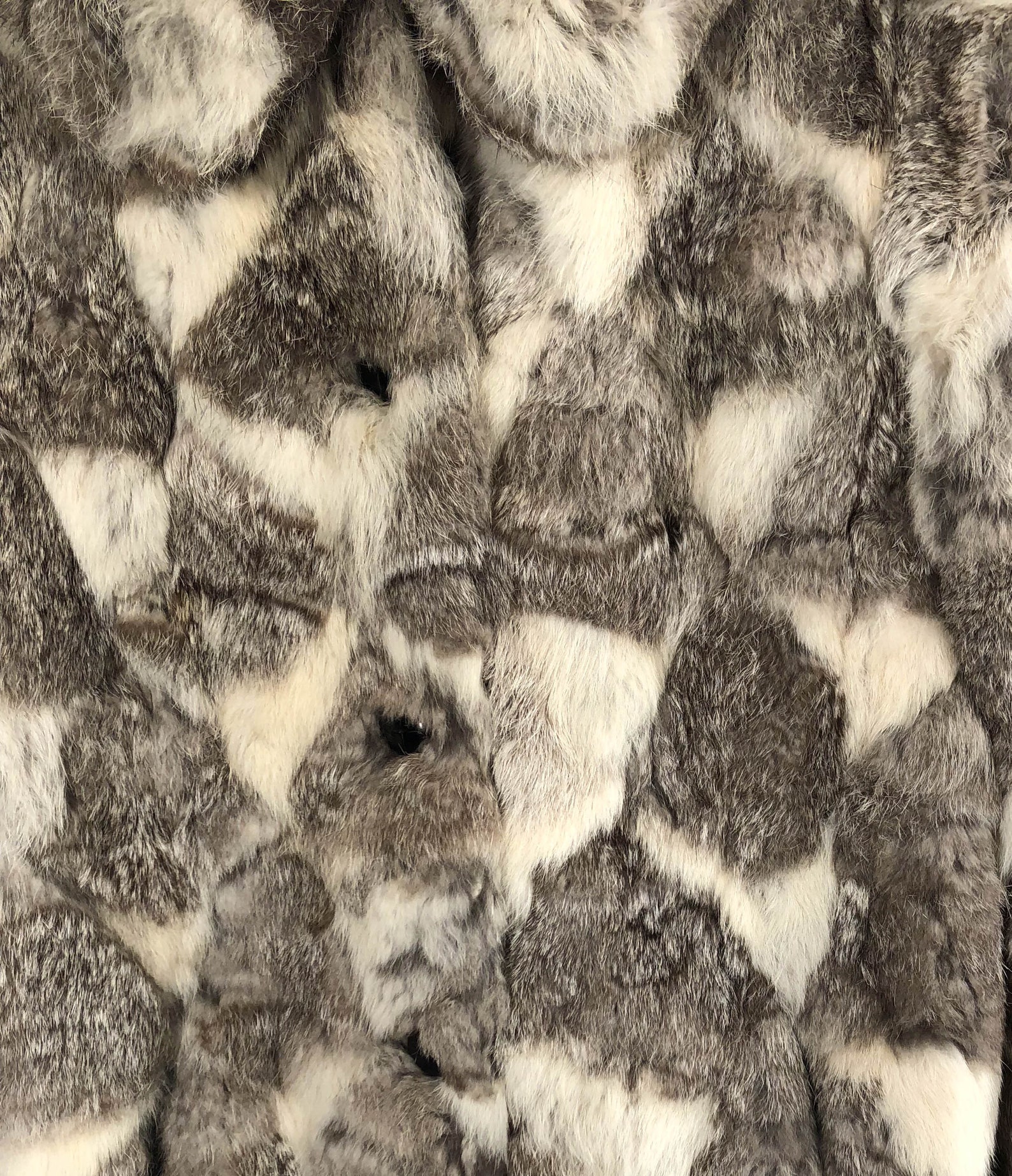 Vintage Genuine Rabbit Fur Size M Etsy