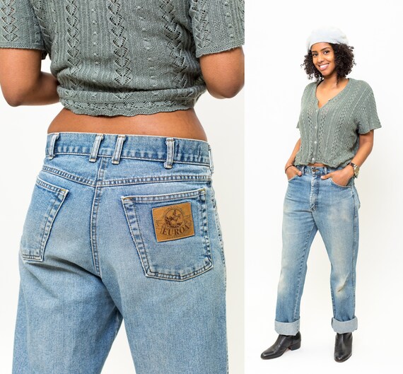 Vintage Loose Fit 90s Denim / EUROA / Casual Fit /