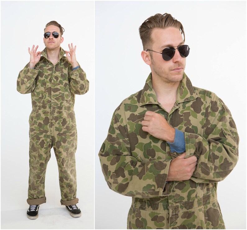 army camouflage jumpsuit