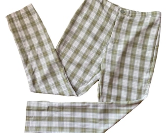 Green Plaid Pants - Etsy Australia