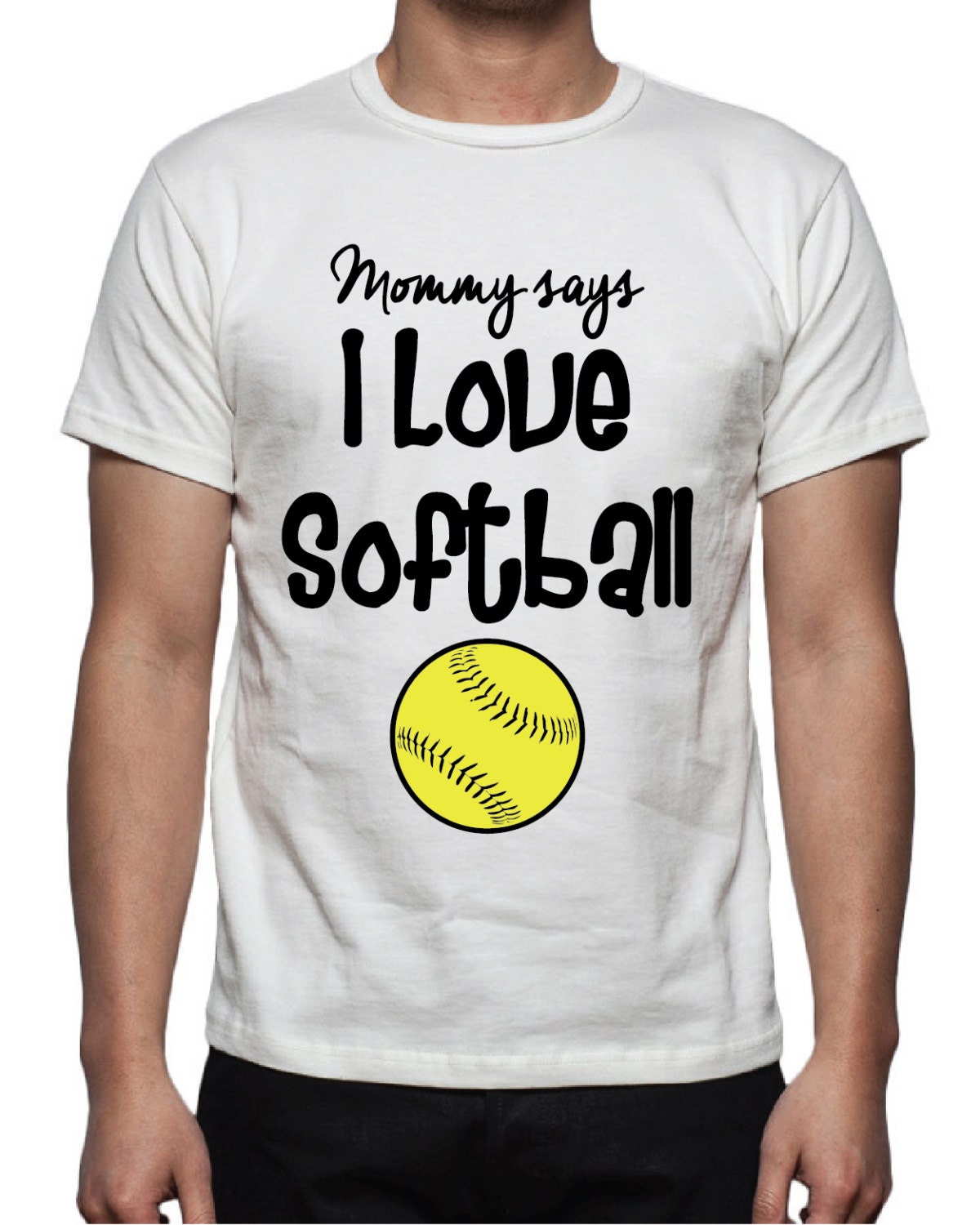 love softball shirt