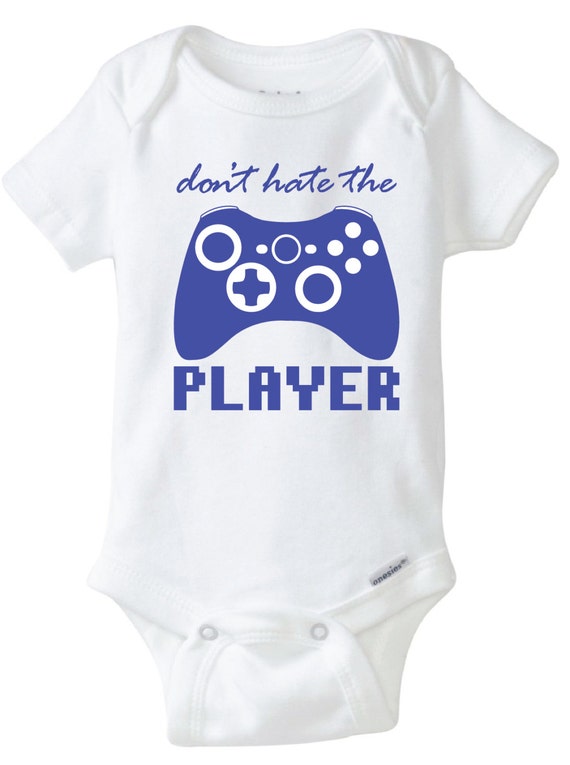 Download Don't Hate the Player Baby Onesie Design SVG DXF AI | Etsy