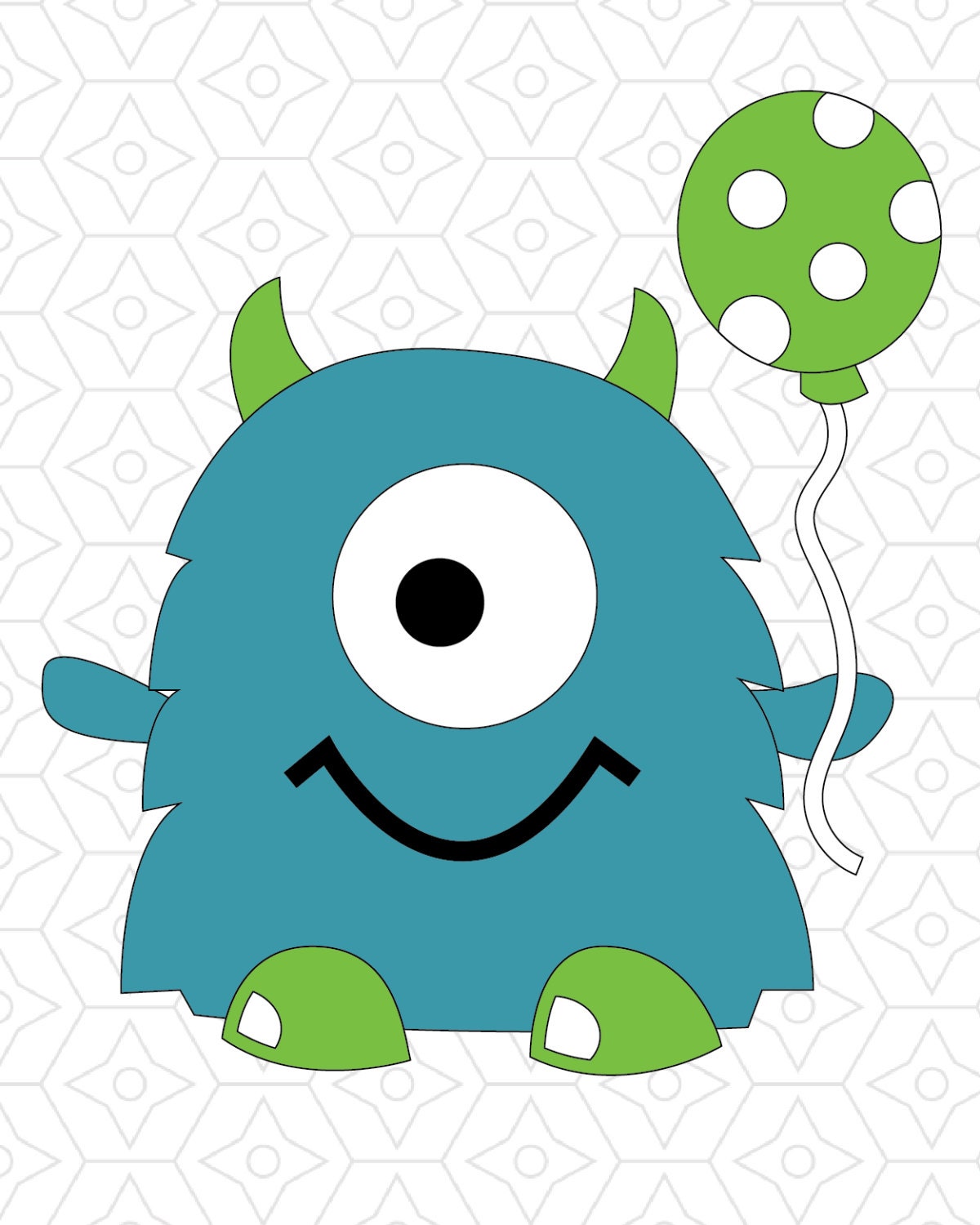 Download Birthday Monster Vector Design Svg Dxf And Ai Vector Files Etsy