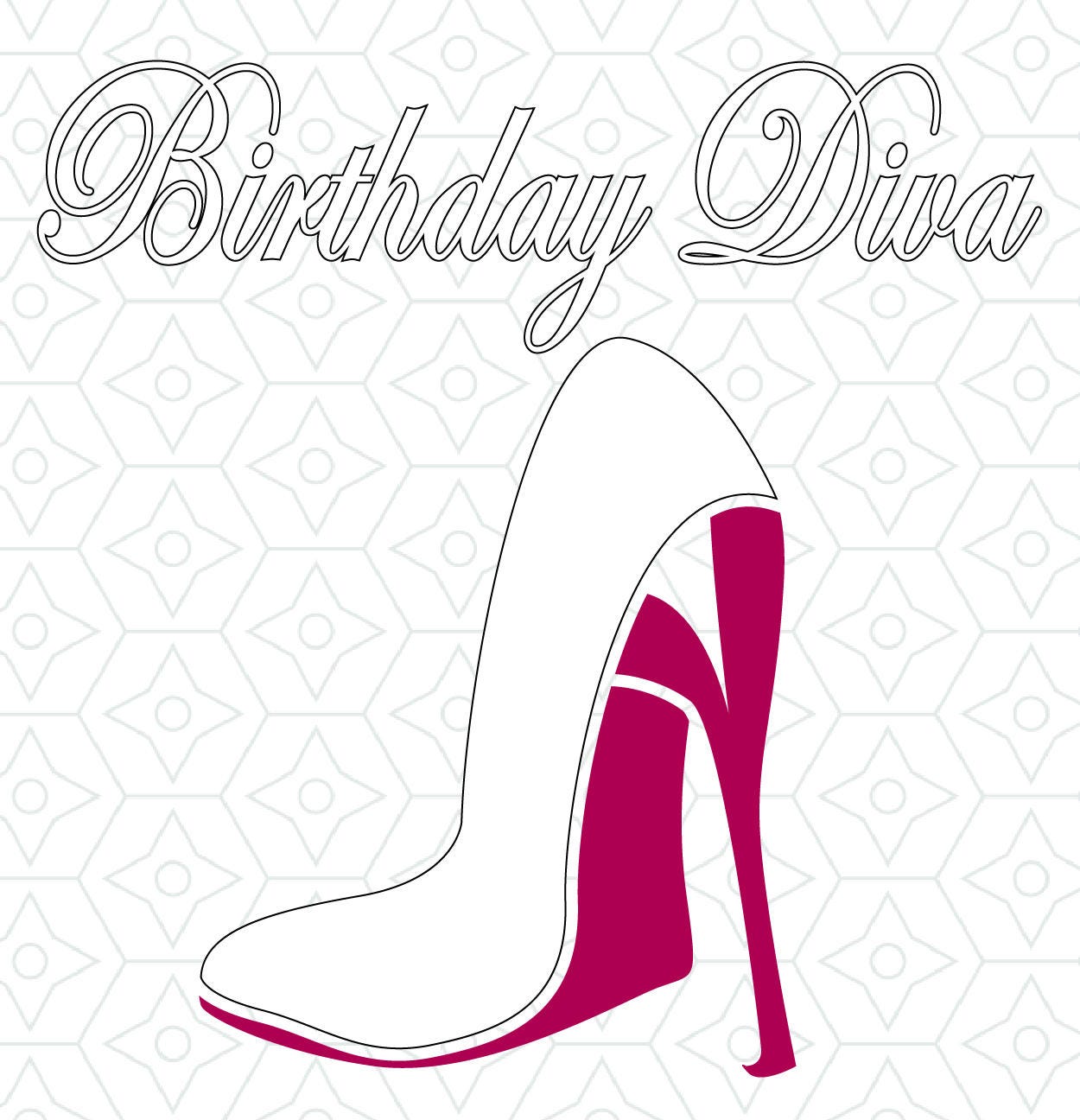Download Birthday Diva Decal Design SVG DXF EPS Vector files for ...
