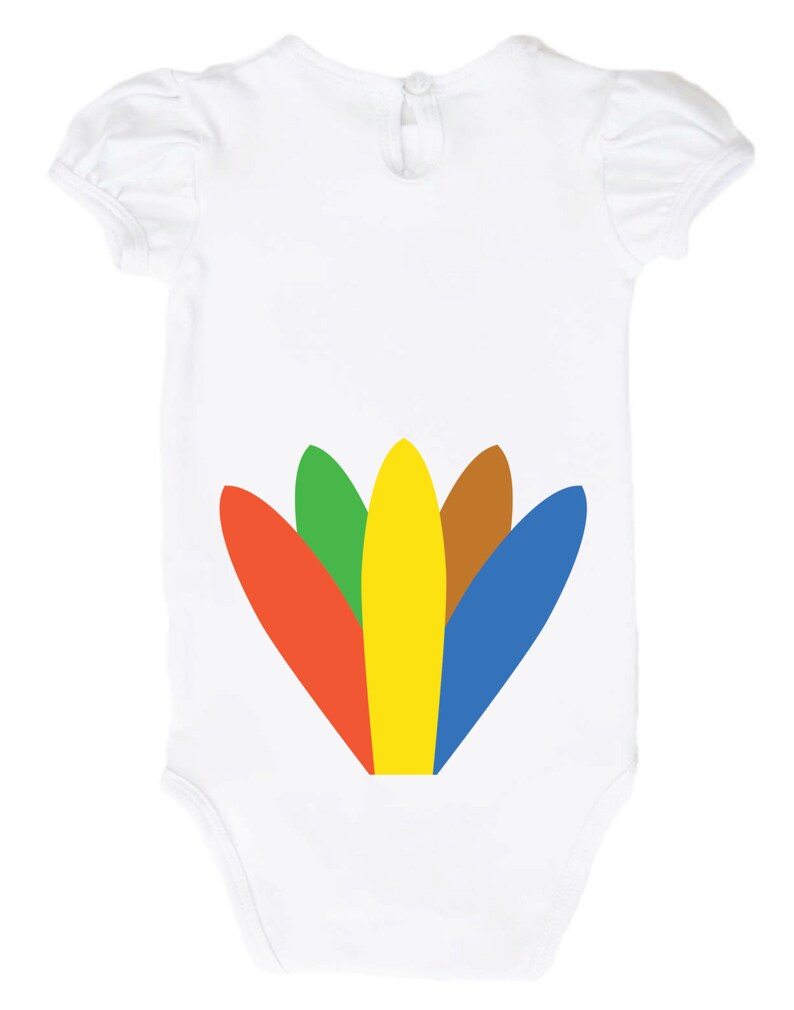 Download Thanksgiving Turkey Baby Onesie Design SVG DXF EPS Vector | Etsy