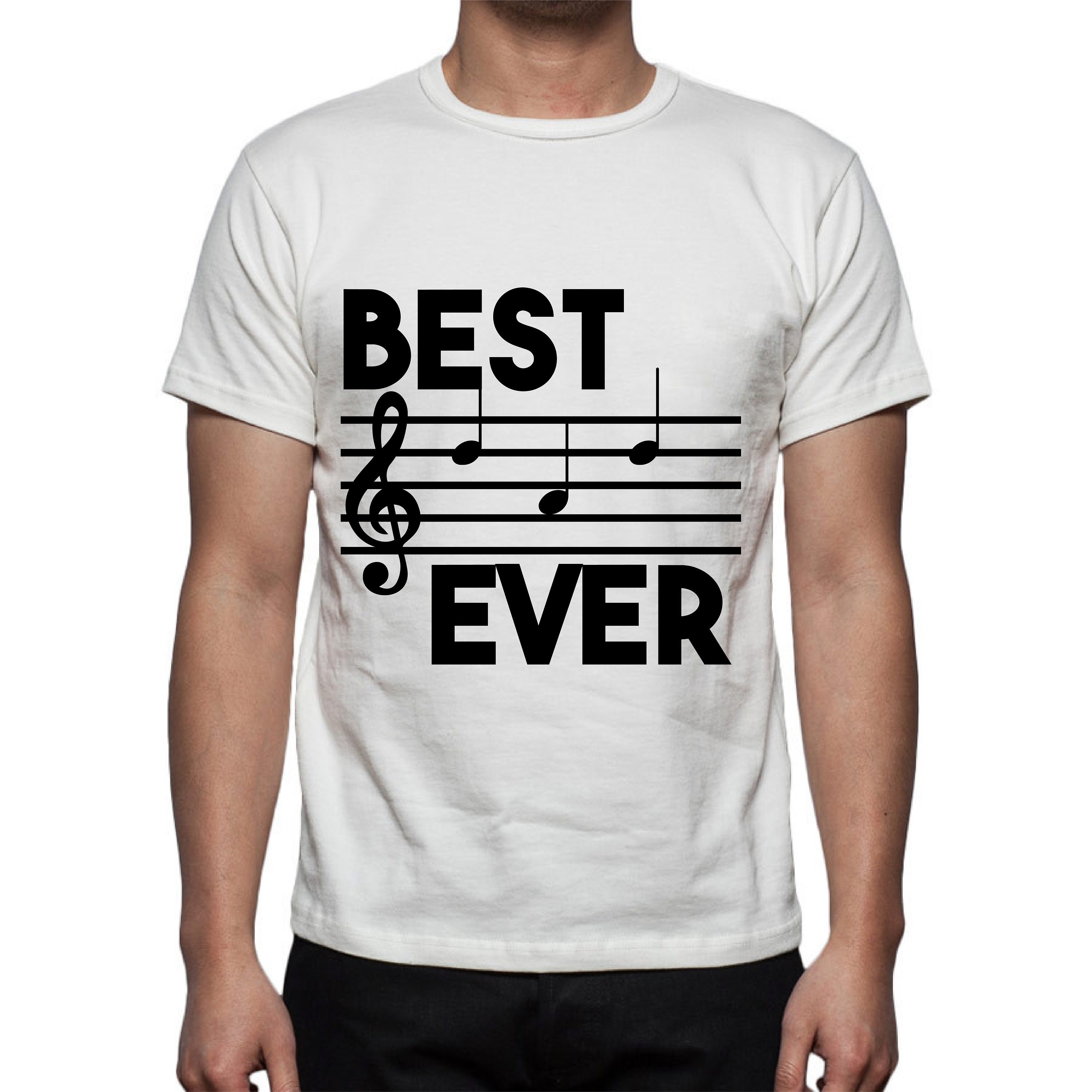Best Dad Ever Music Tee Shirt Design SVG DXF EPS Vector - Etsy