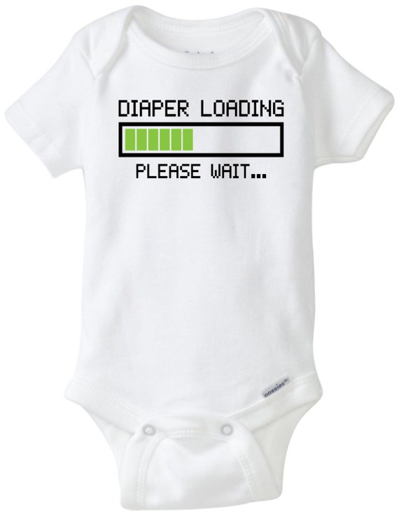 Download Diaper Loading Baby Onesie Design SVG DXF Vector and PNG ...