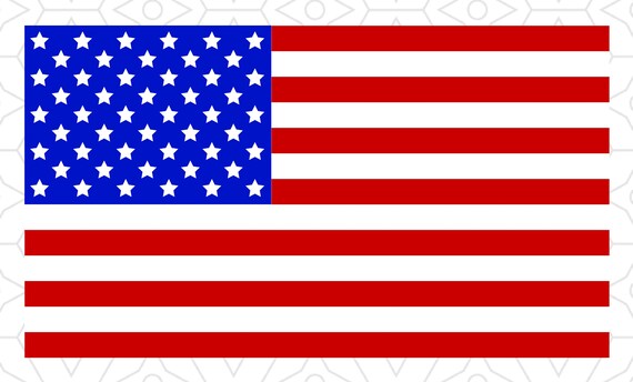 Download American Flag Decal Design Svg Dxf Eps Vector Files For Use Etsy