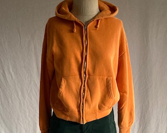 Vintage 1960s Mondovi Track Graphic Hoodie / 60s Hoodie / Vintage