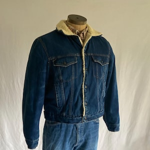 Blouson Vintage Marlboro Leisure Wear Andrea De Adamich - Bleu - Taille 46 - Doudoune Rare