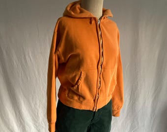 Vintage 1960s Mondovi Track Graphic Hoodie / 60s Hoodie / Vintage
