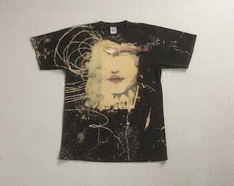Vintage 90s 1996 nirvana portrait t shirt double sided