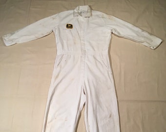 White G.I. Vintage Mens Coverall size SL and SS 