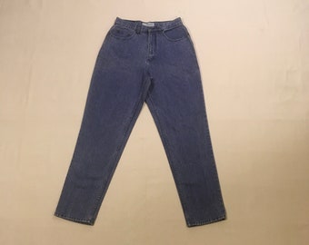 vintage 90s NOS LA Blues classic fit high waist mom jeans 29 x 31 made in Hong Kong eased fit shaped hip tapered leg deadstock w/tags