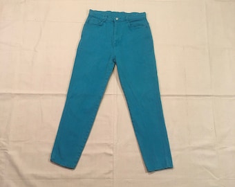 Jeans Turquoise - Etsy