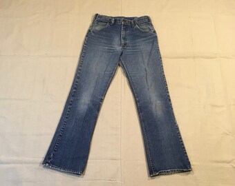 Vintage 70s Lee Denim Talon 42 Zipper Riders Original Repair - Etsy