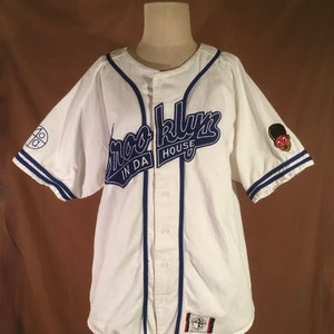 Vintage LOS ANGELES DODGERS Baseball Jersey Adult Large Red 90s STARTER Two  Tone