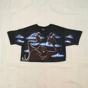 vintage 90s taz Tasmanian devil cut off muscle tee warner brothers cartoon t shirt