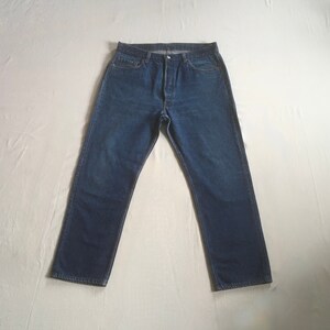 vintage anni &#39;80 levis 501 made in USA blue jeans 34 x 28 bottoni