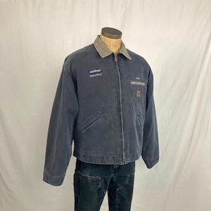 Vintage Carhartt J97 PTL Petrol Detroit Jacket Blanket Lined Made