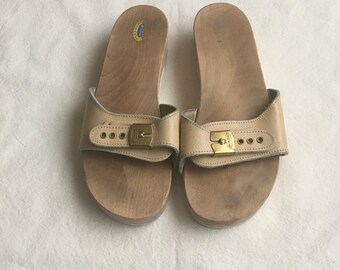 dr scholl wooden sandals australia