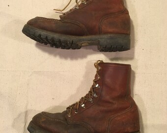 Vintage 80s Red Wing Irish Setter Sport Boot Made in Usa Moc