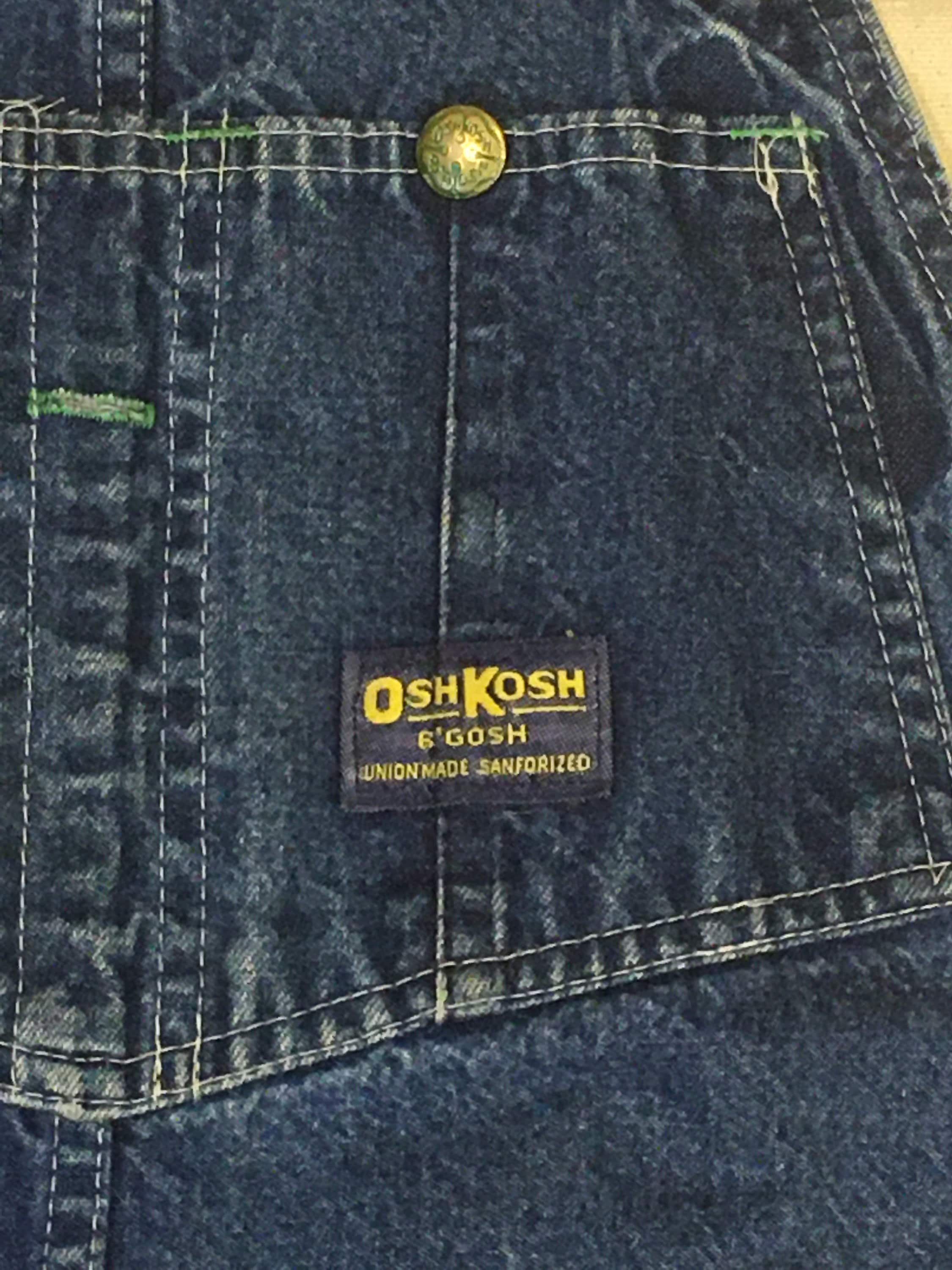 ヴィンテージ 80 年代 オシュコシュ ビゴッシュ 大人用 ブルー