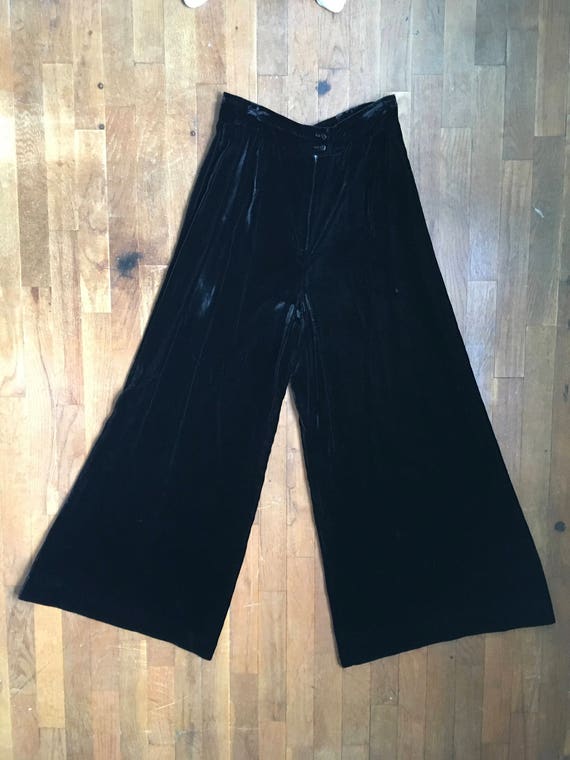 vintage 70s alex colman california high waist wid… - image 7