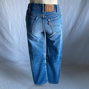 vintage levis 701 0117 student button fly made in usa blue jeans 25 x 26