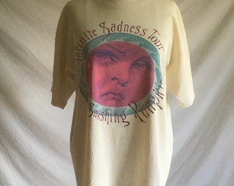 [激レア]90s〜、Smashing Pumpkins Tシャツ XL Vintage 90s Smashing Pumpkins T Shirt Infinite Sadness Tour