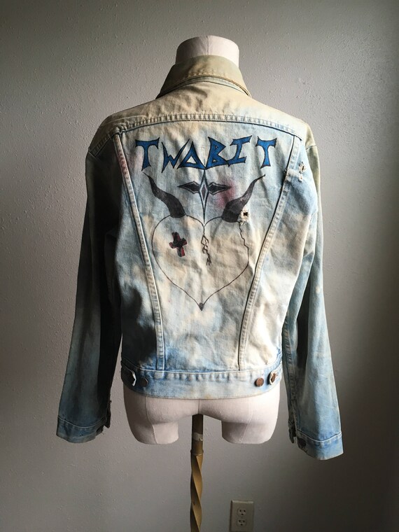 vintage 80s maverick twabit two bit custom hand d… - image 10