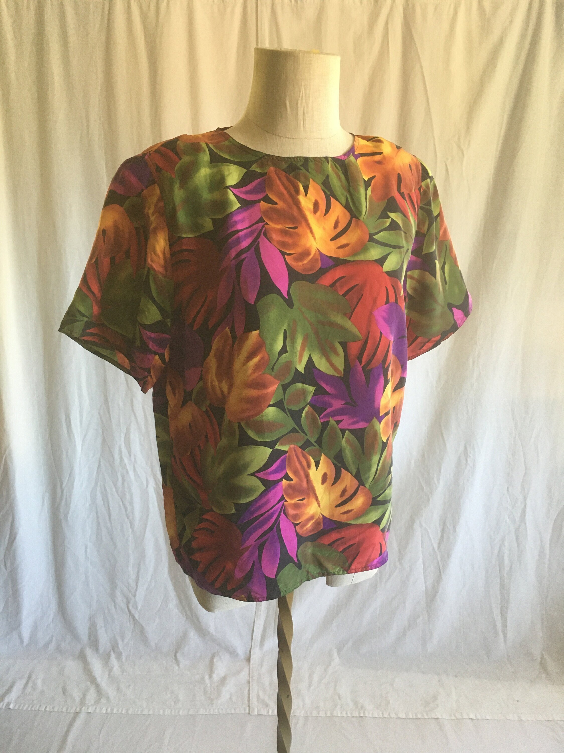Tess Silk Blouse - Etsy