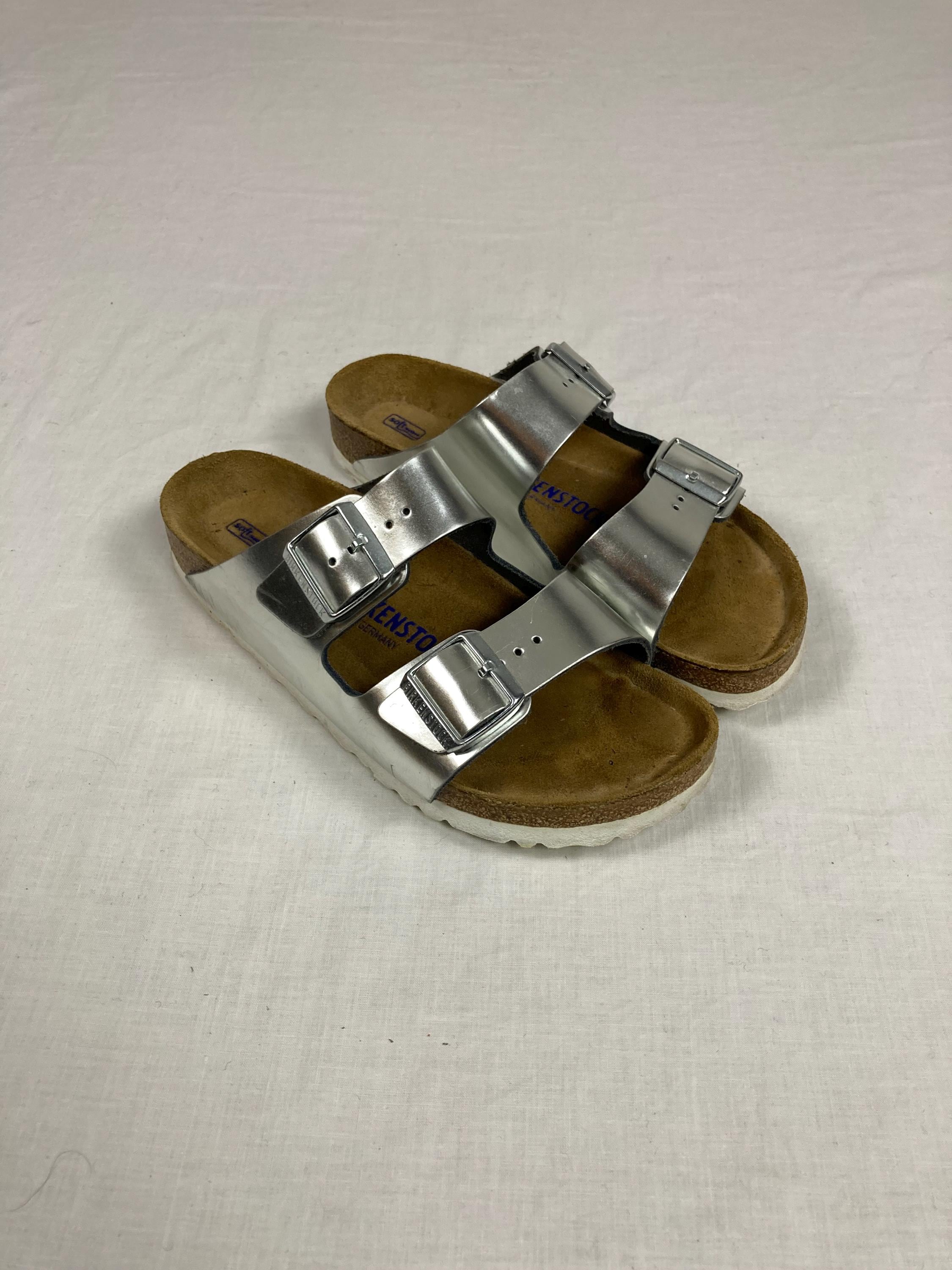 UNISEX BIRKENSTOCK ARIZONA EVA | METALLIC SILVER SIZE: 39(L8/M6) Men main image 3