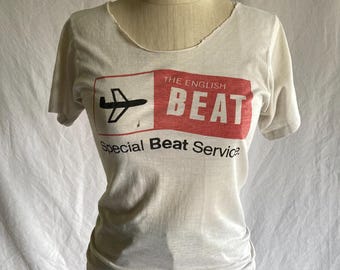 Vintage 80s the English Beat T Shirt Special Beat Service 1982