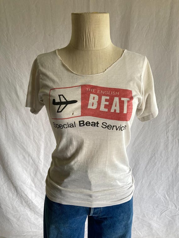 Vintage 80s the English Beat T Shirt Special Beat Service 1982