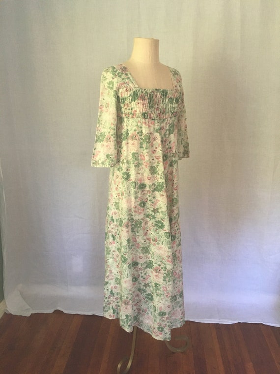 vintage 60s liberty house by hawaii light sage gre