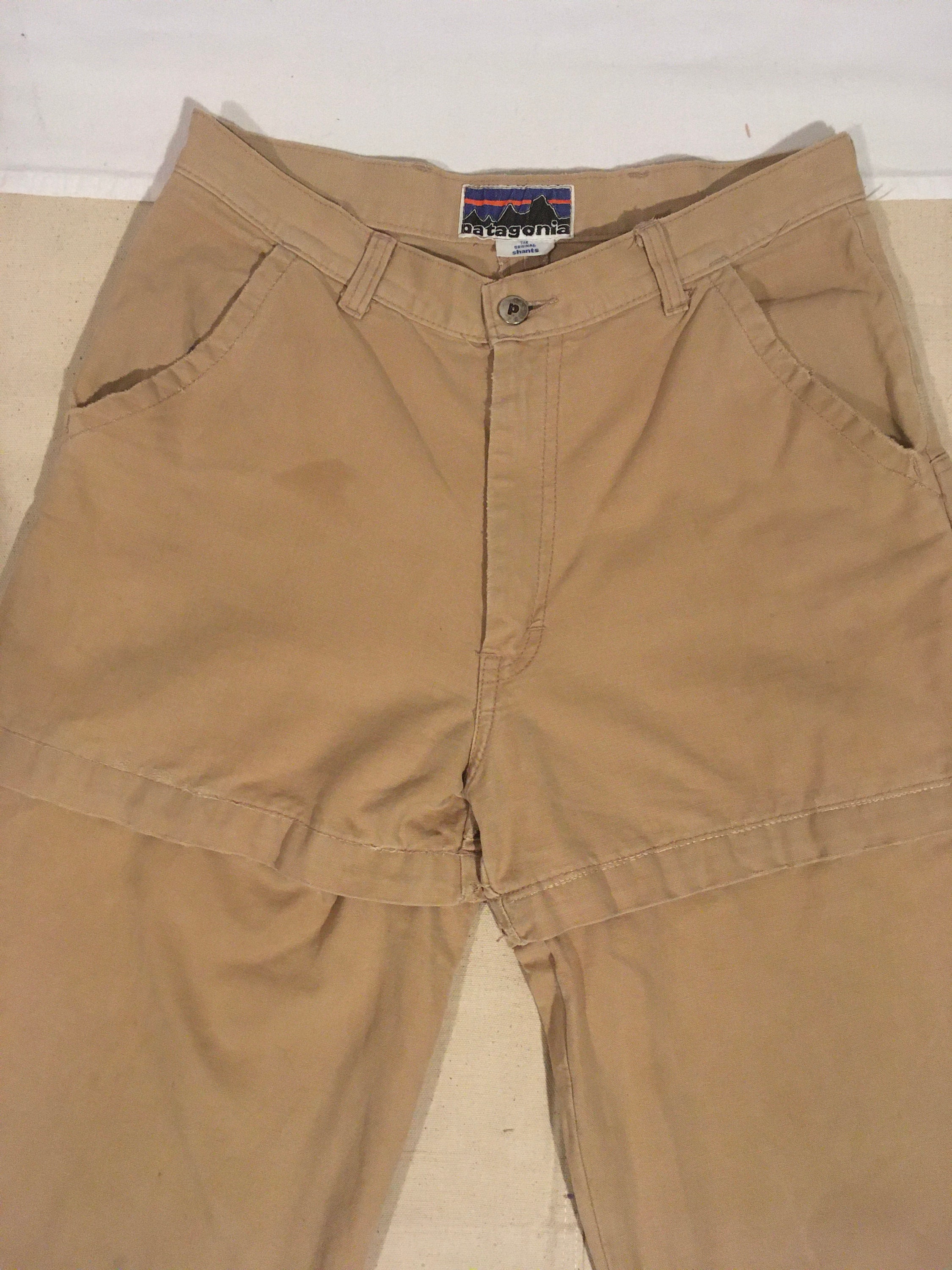 Vintage 70s Patagonia First Label the Original Shants Convertible Pants  Kakhi Cotton Trousers to Shorts Outdoor Wear 31 X 30 -  Canada