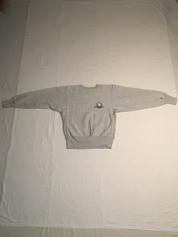 Vintage 90s Champion Reverse Weave Heather Grey Pullover Wide - Etsy