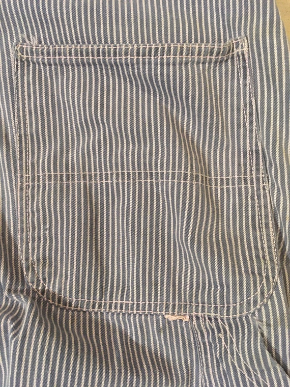 Vintage 60s Pheonix Brand Hickory Stripe Bib Overalls Workwear