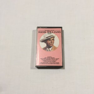 vintage great hits of hank williams senior cassette tape country music polydor pickwick