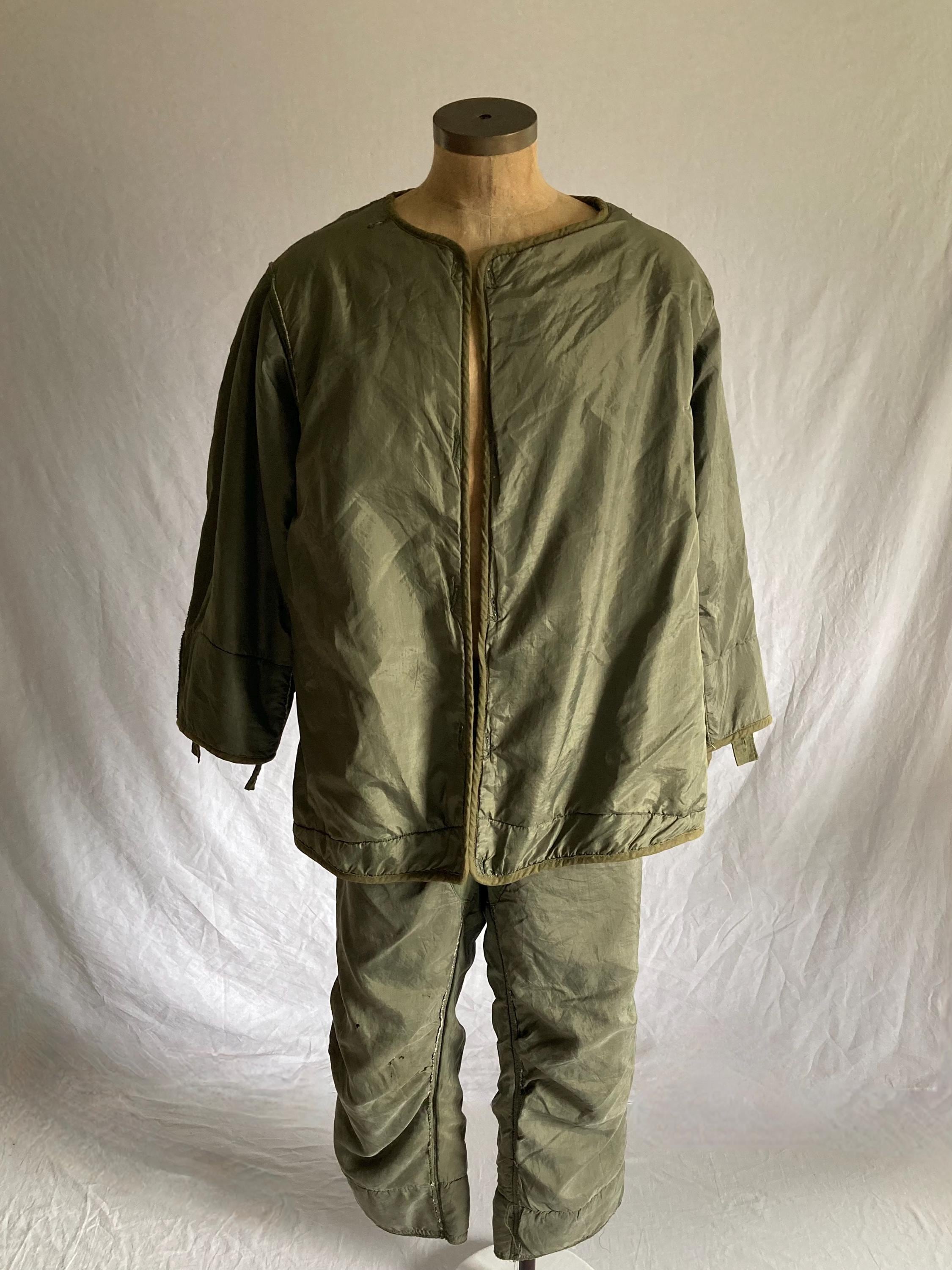 Vintage 50s M-1951 M 51 Wool Pile Jacket Liner US Military Army
