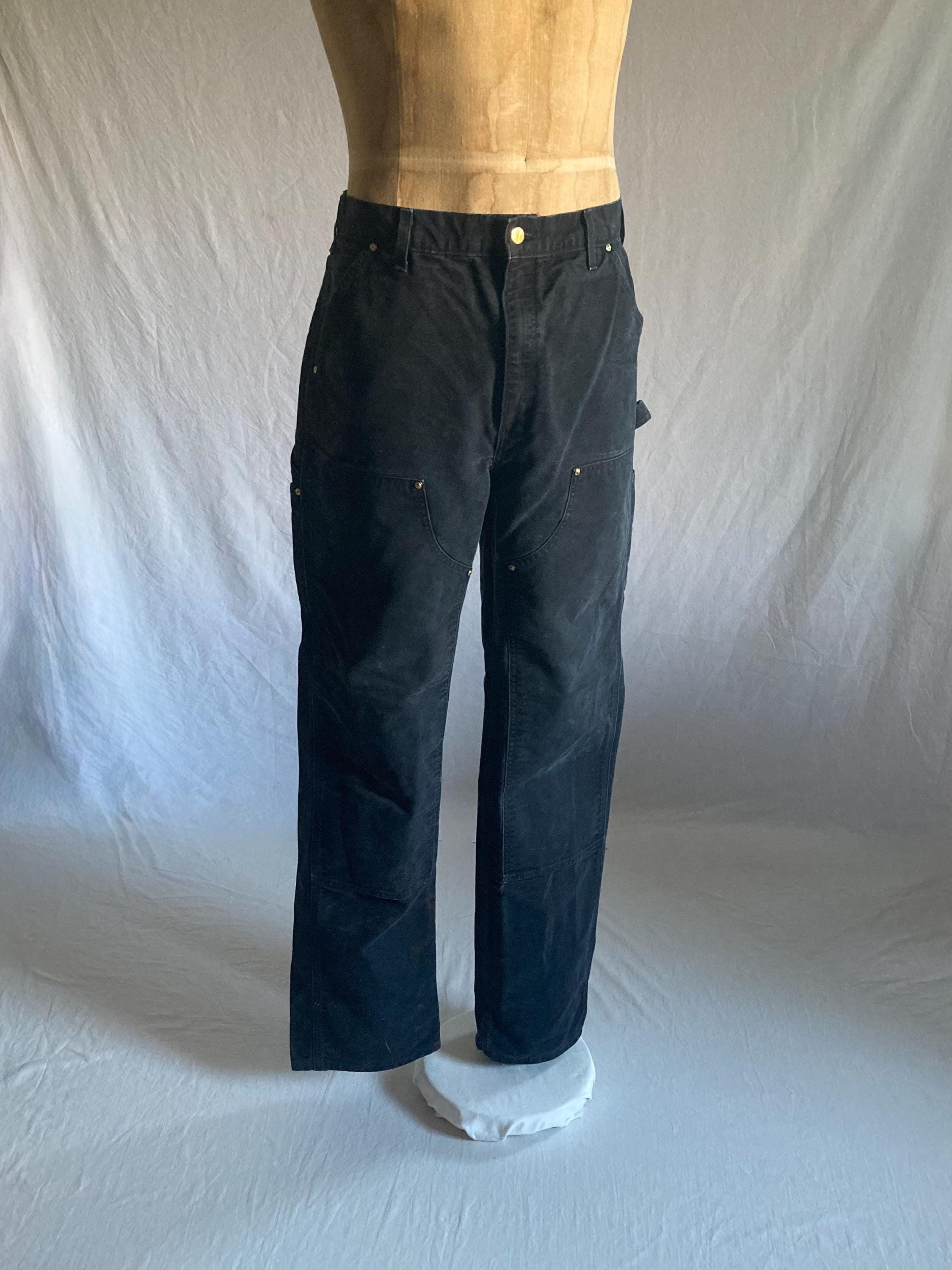 Vintage Carhartt Pants Black Double Knee - Etsy Canada