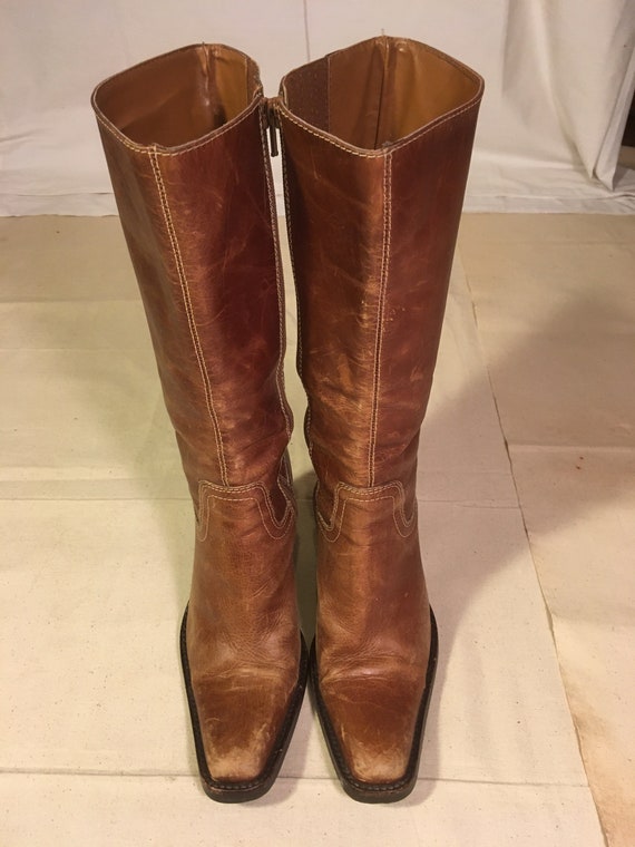 vintage high heel boots