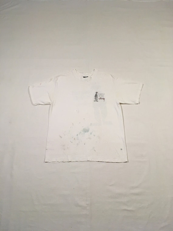 ヴィンテージ 90年代 Stussy Knowledge is King Skate Street SS T
