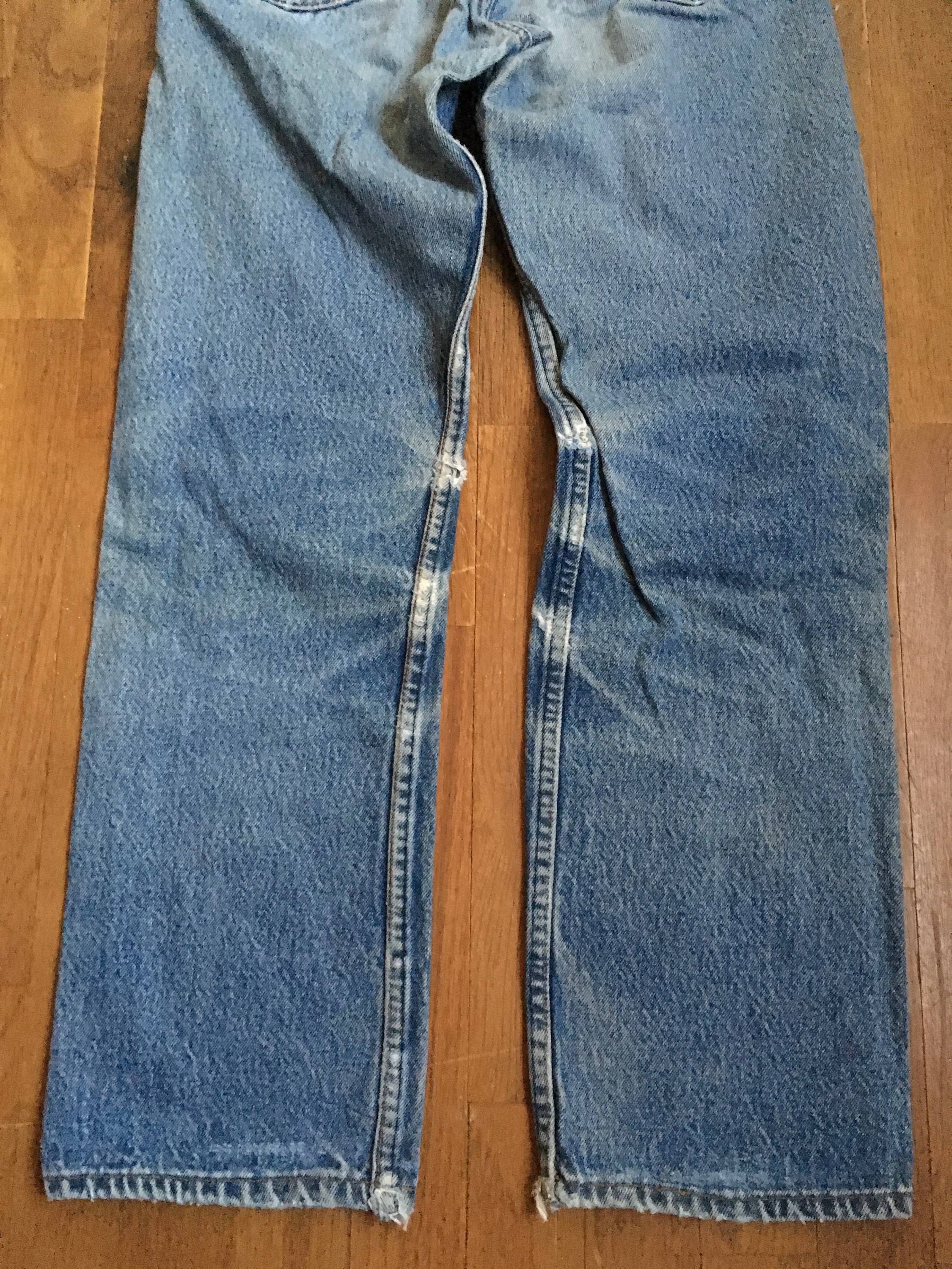 Vintage Levis 701 0117 Student Button Fly Made in Usa Blue Vintage Levis 701 0117 Student Button Fly Made in Usa Blue
