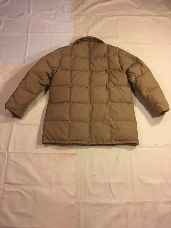 tan down jacket