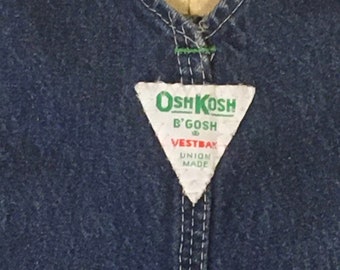 Vintage 80s~90s OshKoshカバーオールオシュコシュビゴッシュ ビッグサイズ 70年代 OSHKOSH B'GOSH オシュコシュ ビゴッシュ