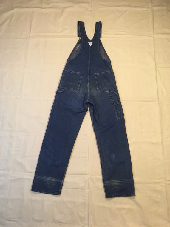 vintage 80s osh kosh b'gosh adult blue jean vestb… - image 7