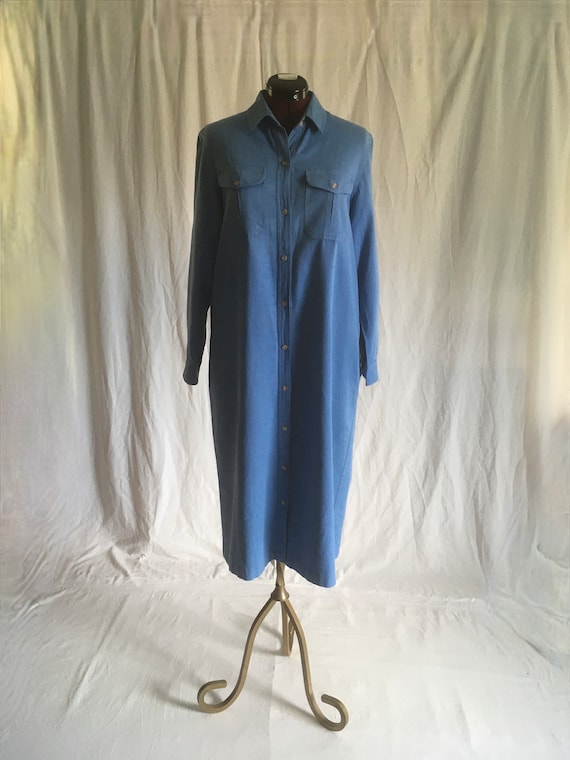 vintage 70s womens LL bean pure silk button up ox… - image 4