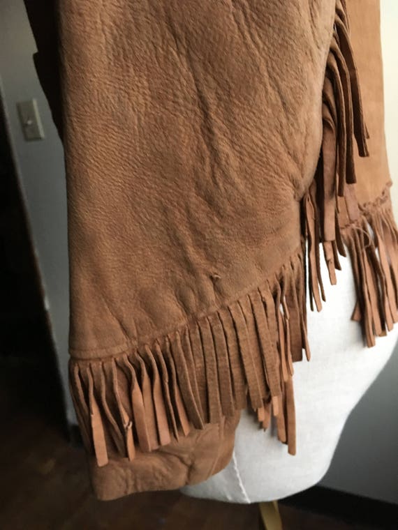 Vintage 50s Levis Short Horn Big E Suede Fringe Jacket Levi Vintage 50s Levis Short Horn Big E Suede Fringe Jacket Levi